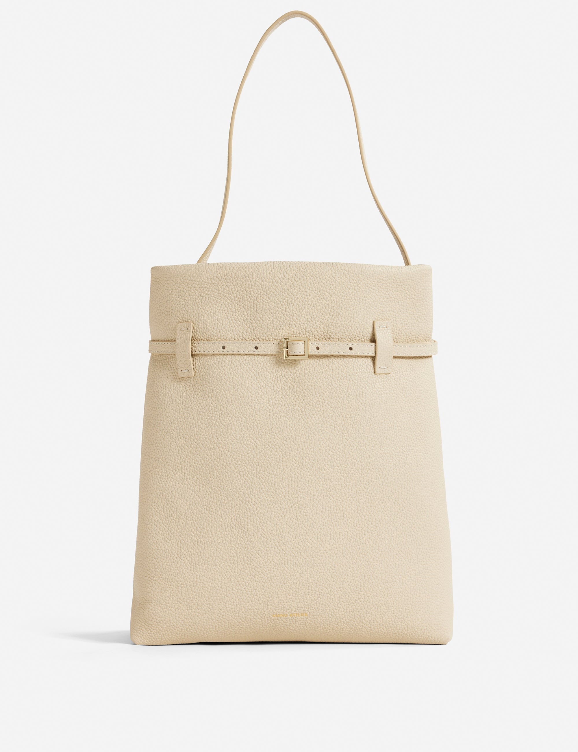 Tote Du Jour Calf Skin Leather Vanilla 
