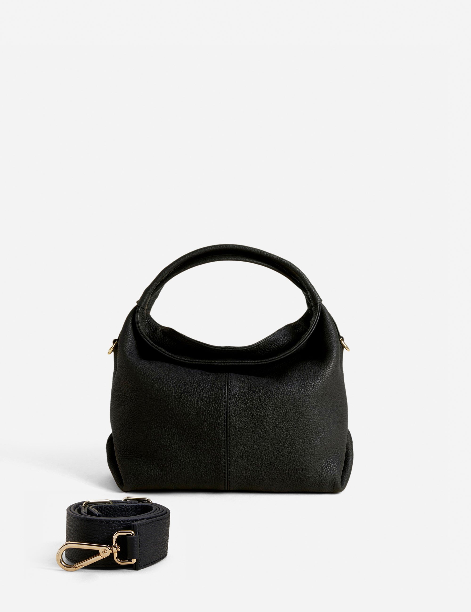 Mini Gala Calf Skin Leather Black 