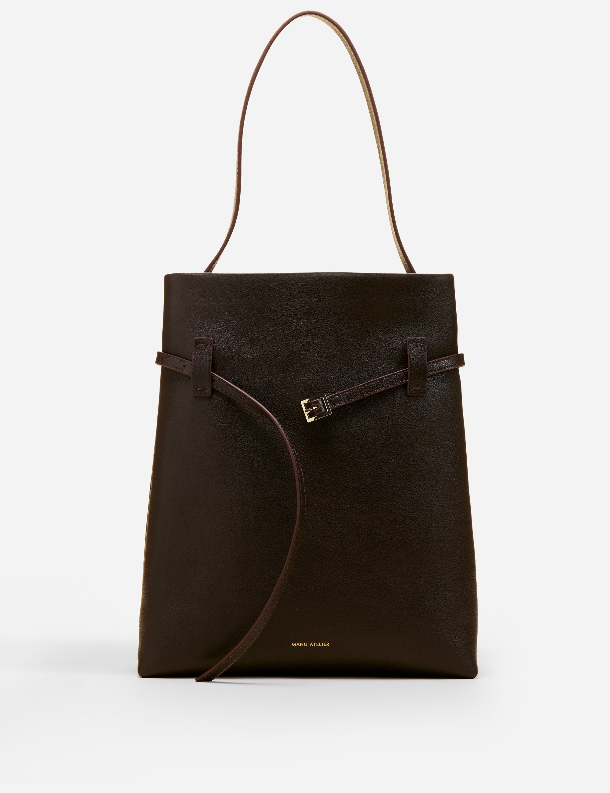Tote du Jour Bitter Brown Open Front