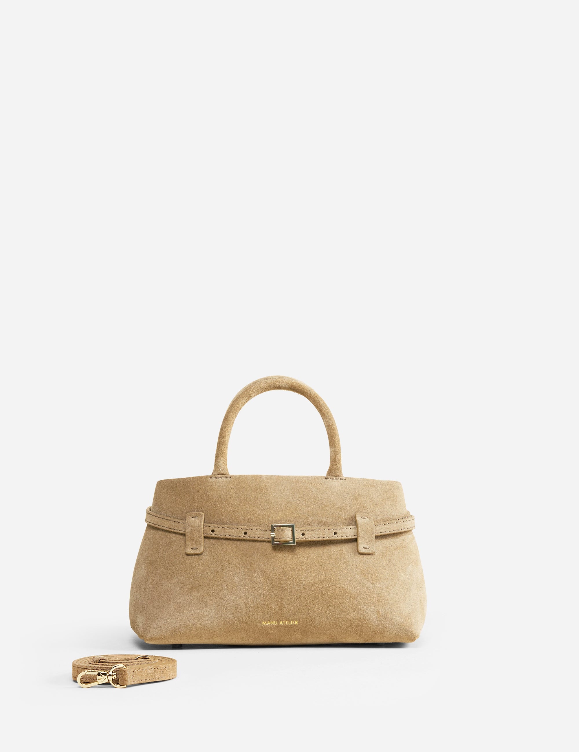 Le Cambon 25 Cachemiere Suede Butter Yellow Bag Front
