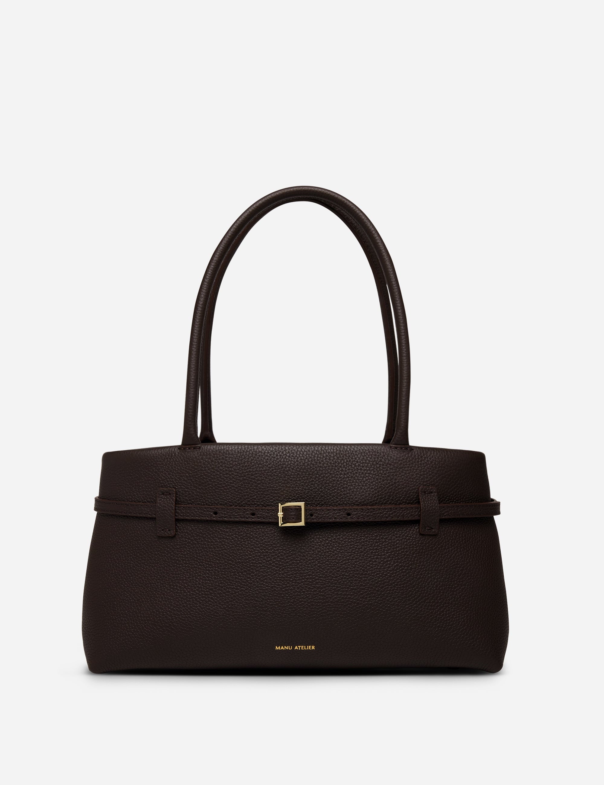 Le Cambon East West Deep Brown Calf Skin Front